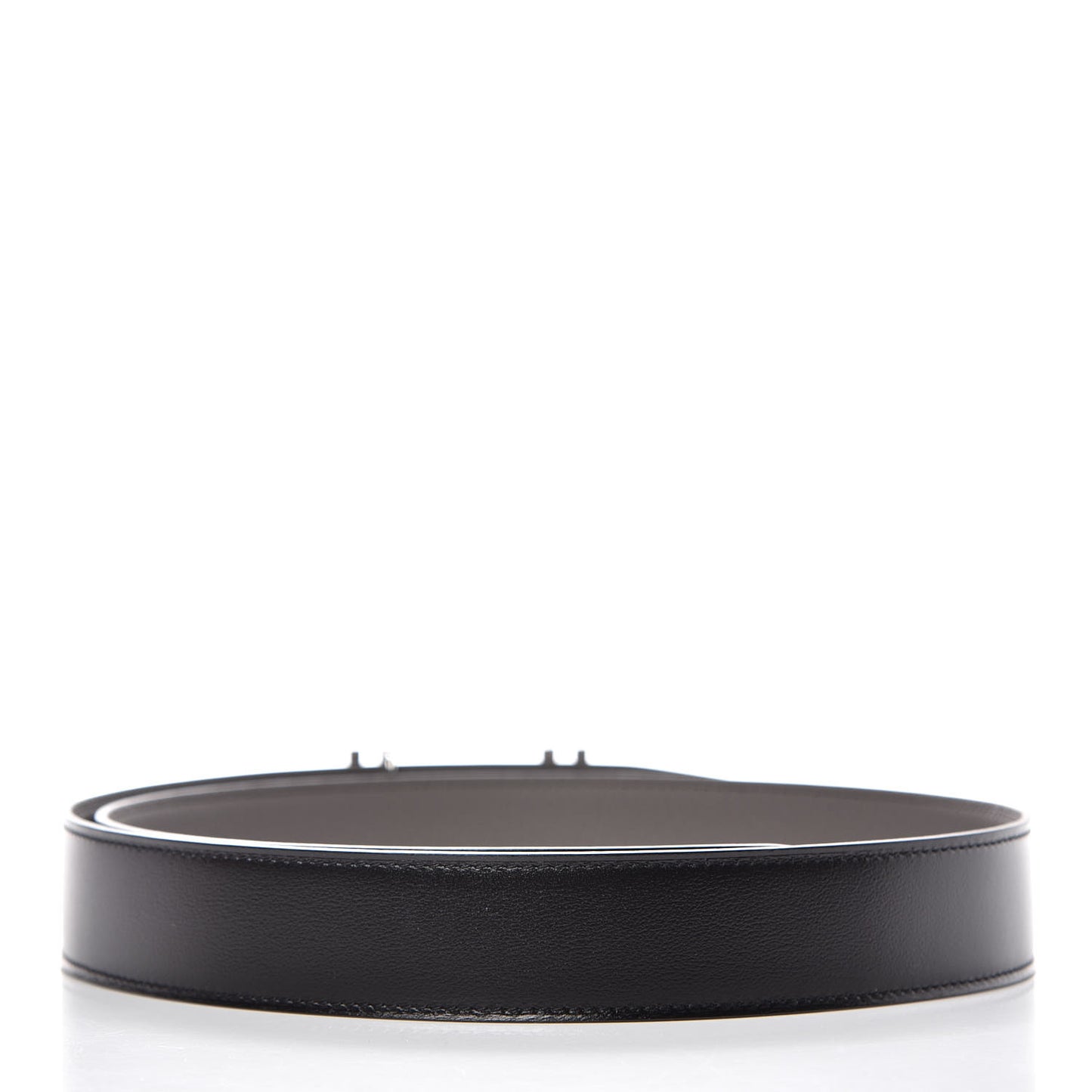 Box Togo 32mm Au Carre H Belt 90 Black Etain