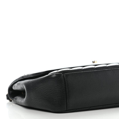 Chanel Goatskin Diagonal Quilted Small Flap Black 7 of 12