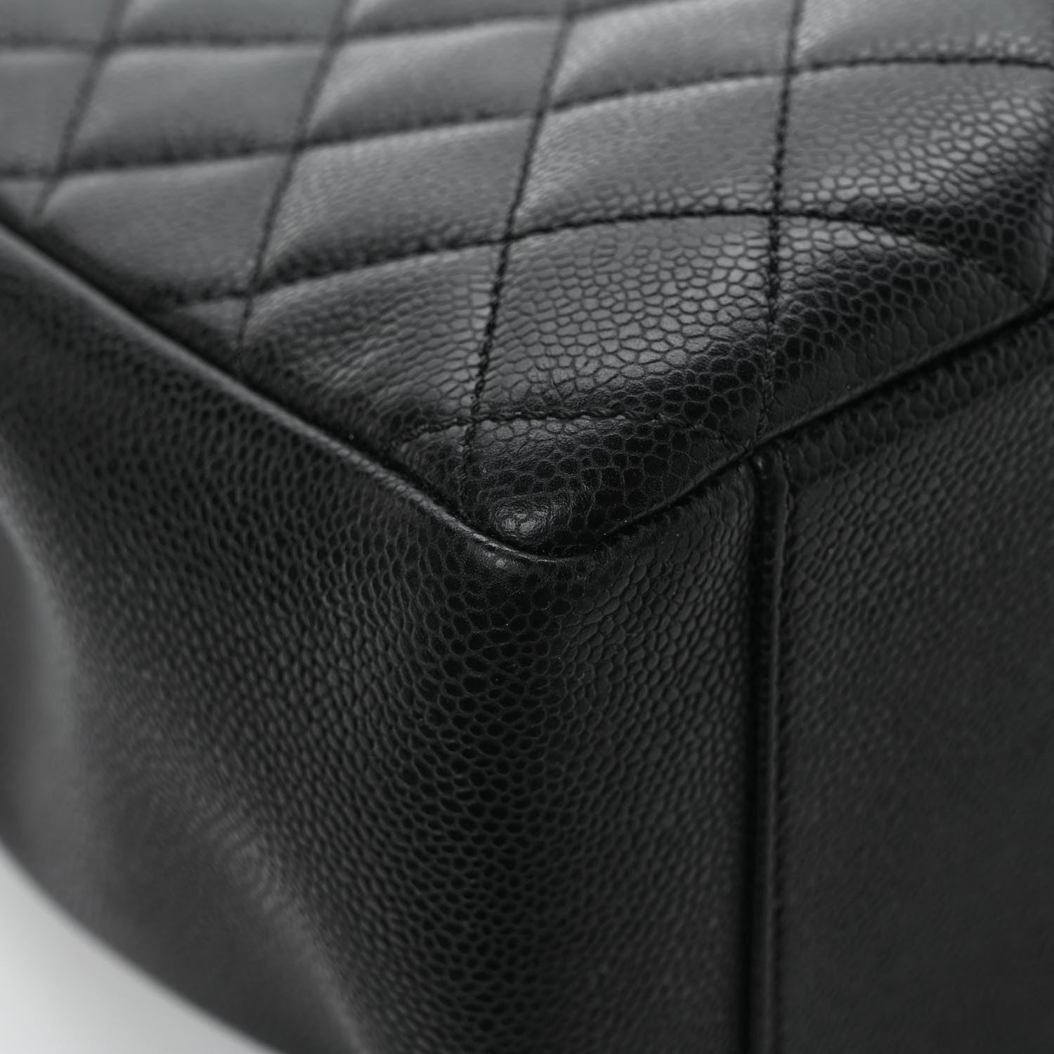 Chanel Caviar Quilted Grand Shopping Tote GST Black 10 of 11