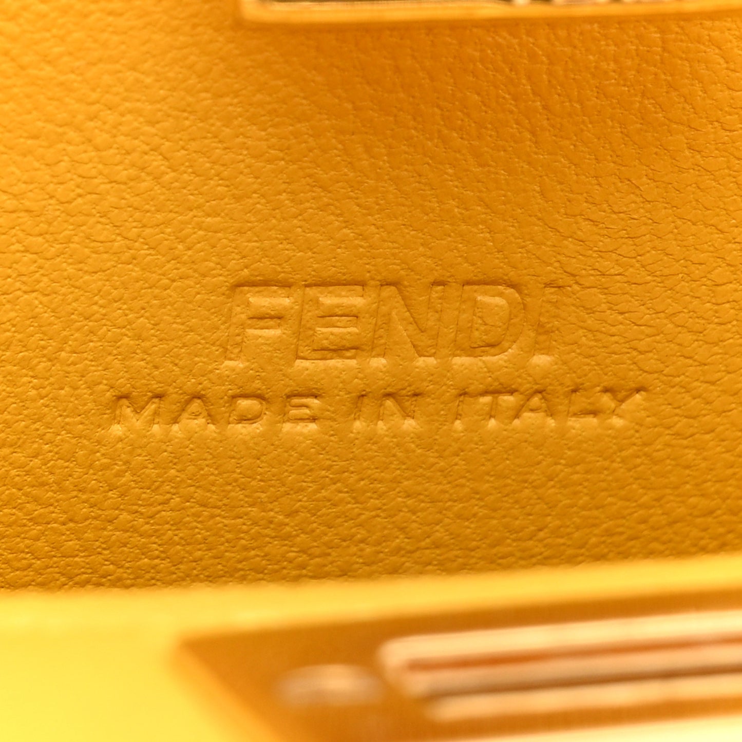 Shiny Nappa Nano Peekaboo Maxi Handle Satchel Mimosa