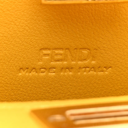 Fendi Shiny Nappa Nano Peekaboo Maxi Handle Satchel Mimosa 7 of 12