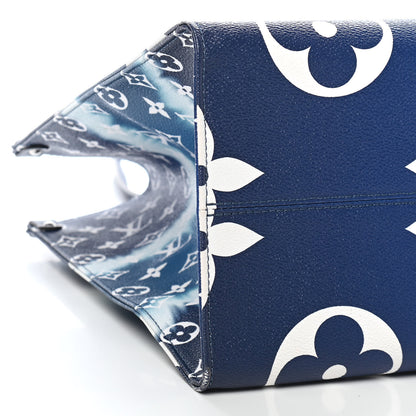 Louis Vuitton Monogram Escale Onthego GM Blue 8 of 9