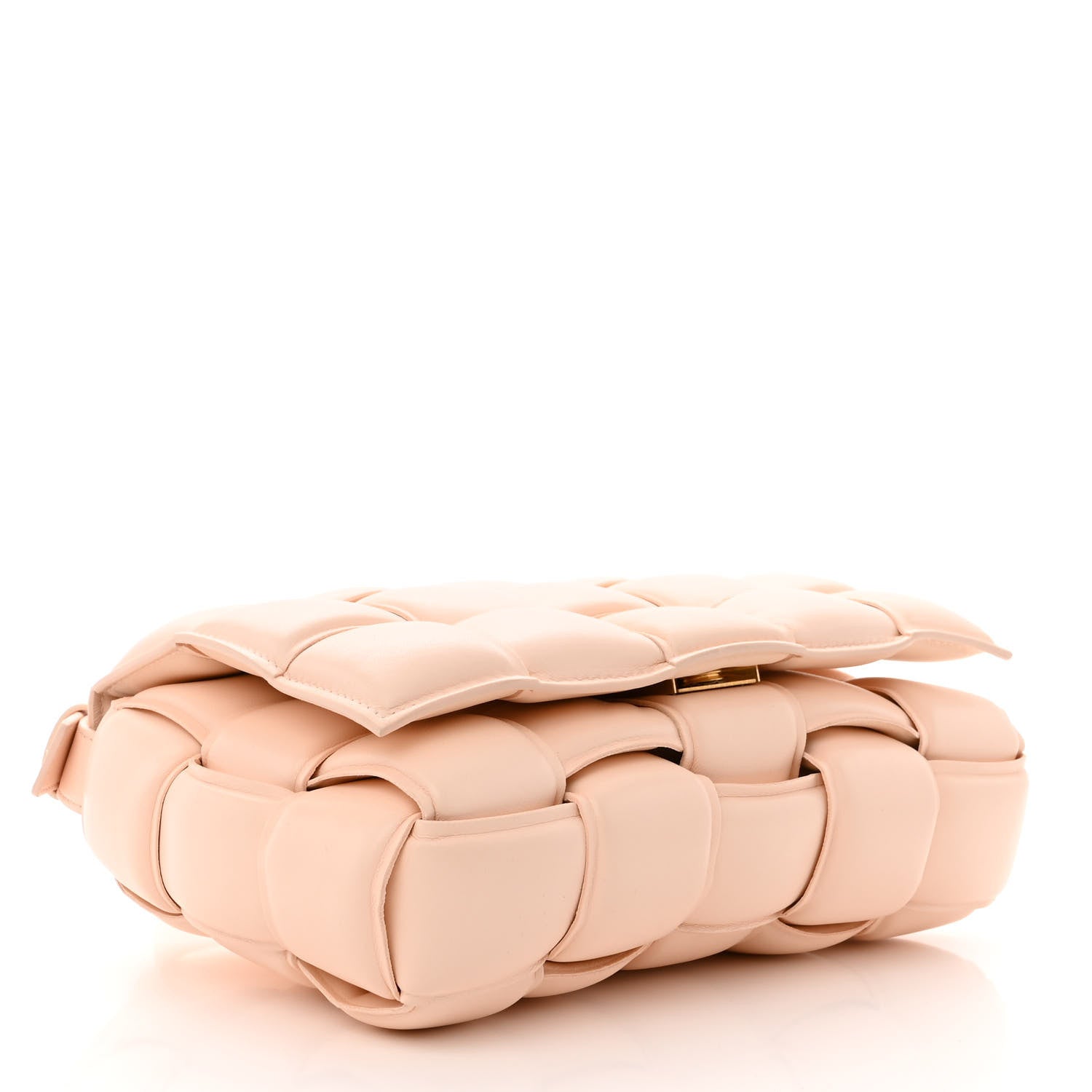 Bottega Veneta Nappa Maxi Intreccio Padded Cassette Crossbody Bag Melon Washed 4 of 12
