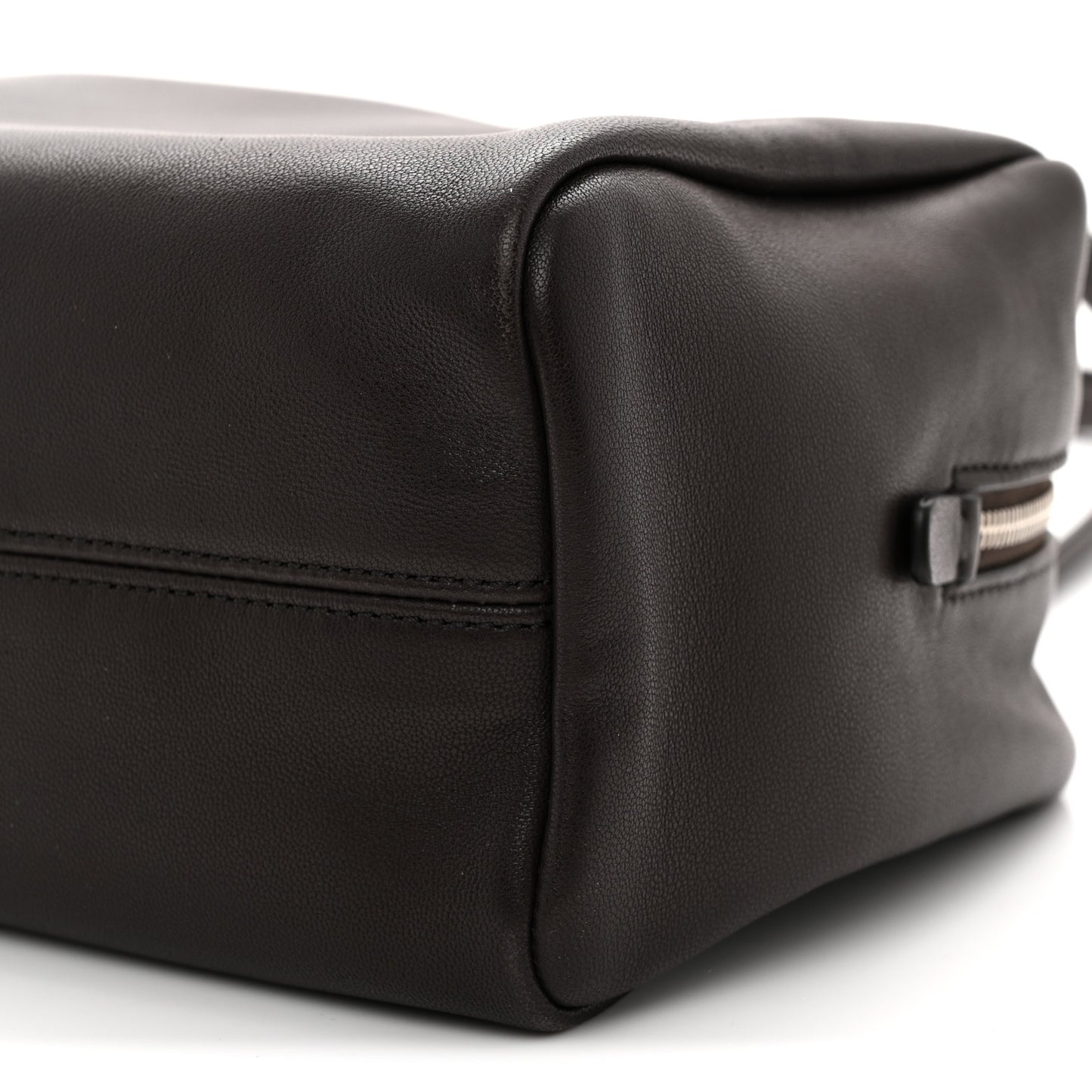 Nappa Astra Bowling Bag Dark Brown Ans