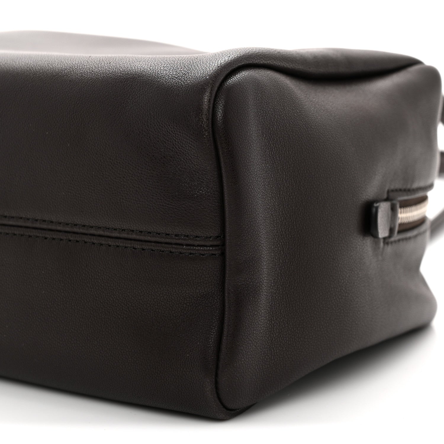 The Row Nappa Astra Bowling Bag Dark Brown Ans 9 of 9