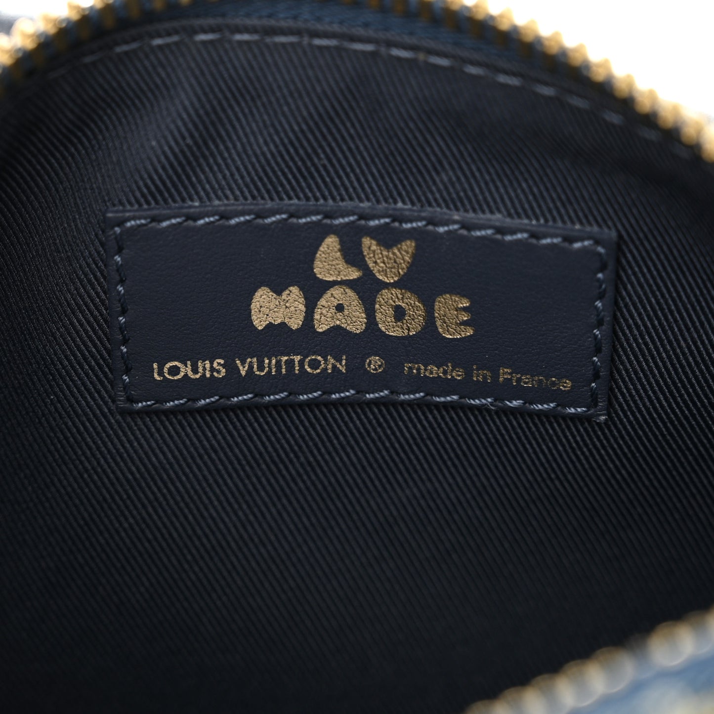 Taurillon Monogram Denim Drip Keepall XS Blue