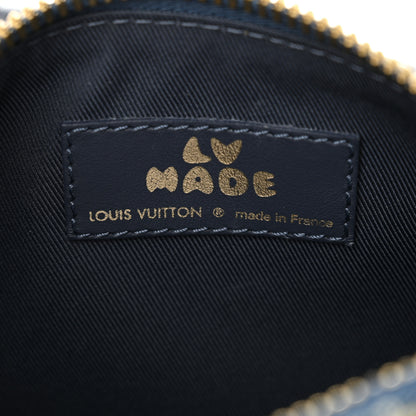 Louis Vuitton Taurillon Monogram Denim Drip Keepall XS Blue 6 of 11