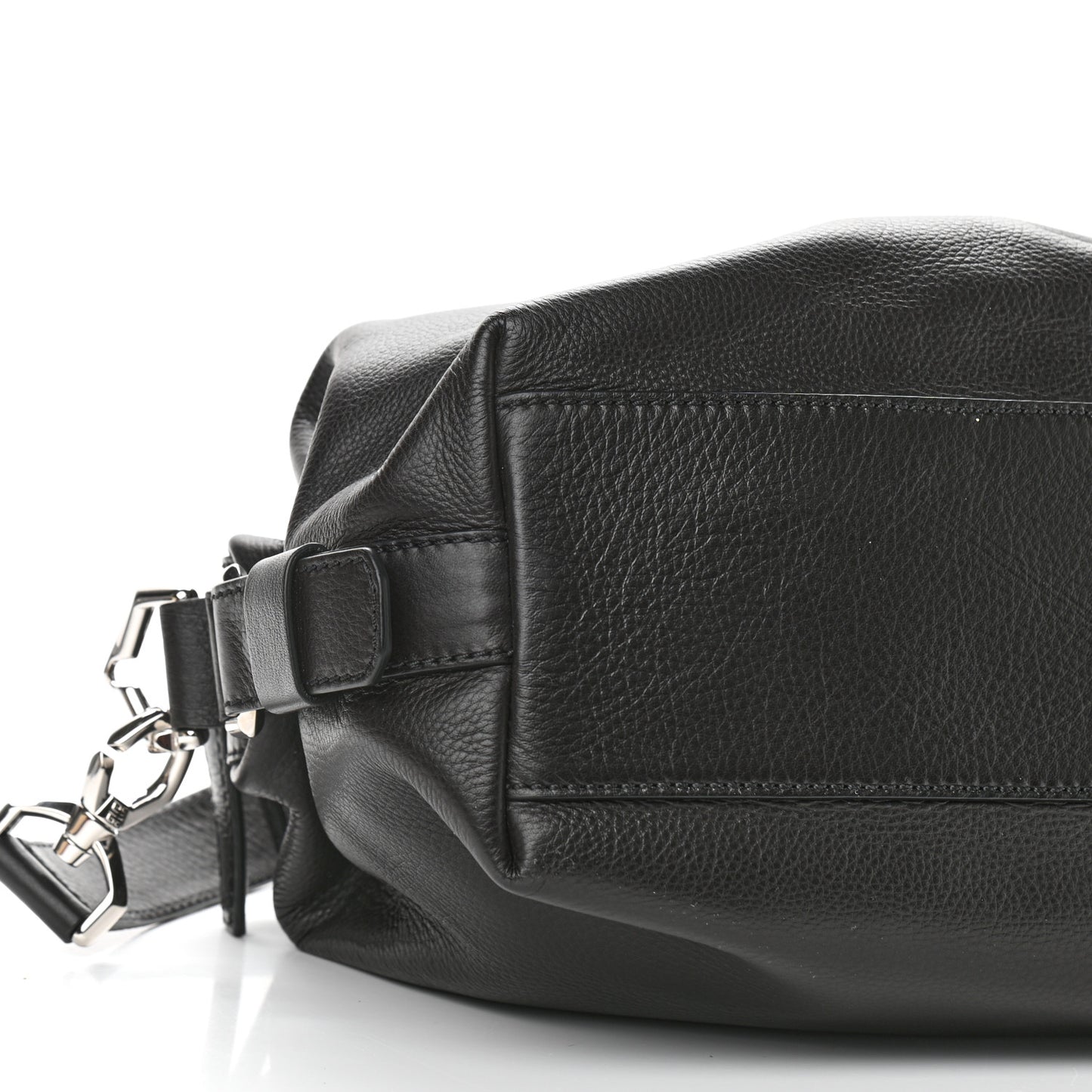 Pebbled Calfskin Small Nightingale Black