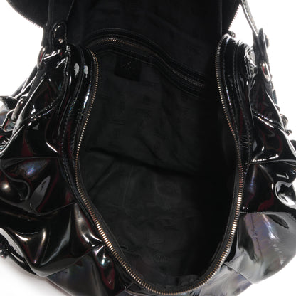 Gucci Iridescent Patent Medium Icon Bit Shoulder Bag Black 5 of 7