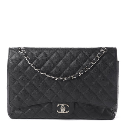 Chanel Caviar Quilted Maxi Double Flap Black 1 of 9