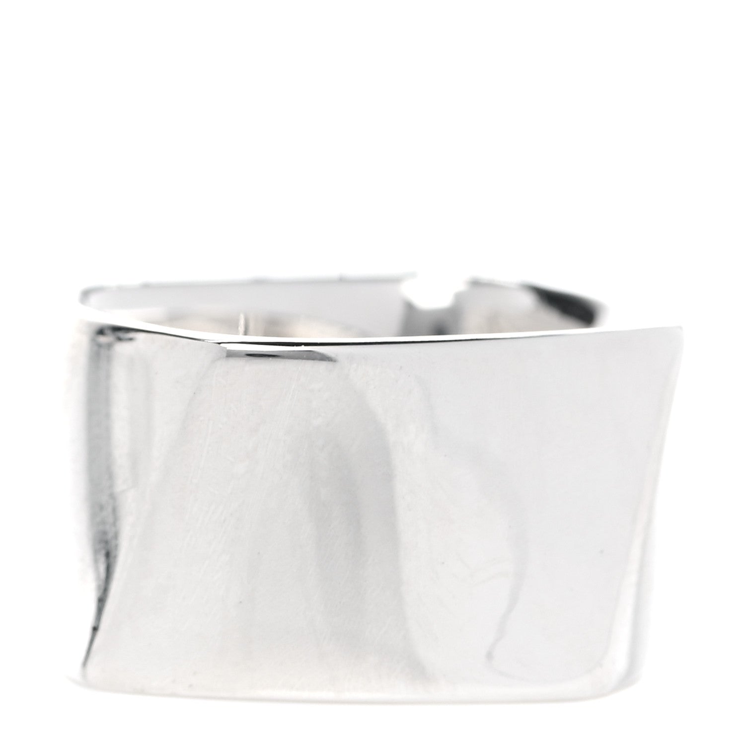 Tiffany Sterling Silver Frank Gehry Torque Wide Band Ring 53 6.25 1 of 6