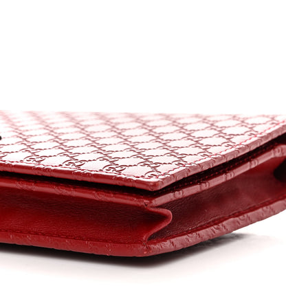 Gucci Microguccissima Crossbody Wallet Red 9 of 9