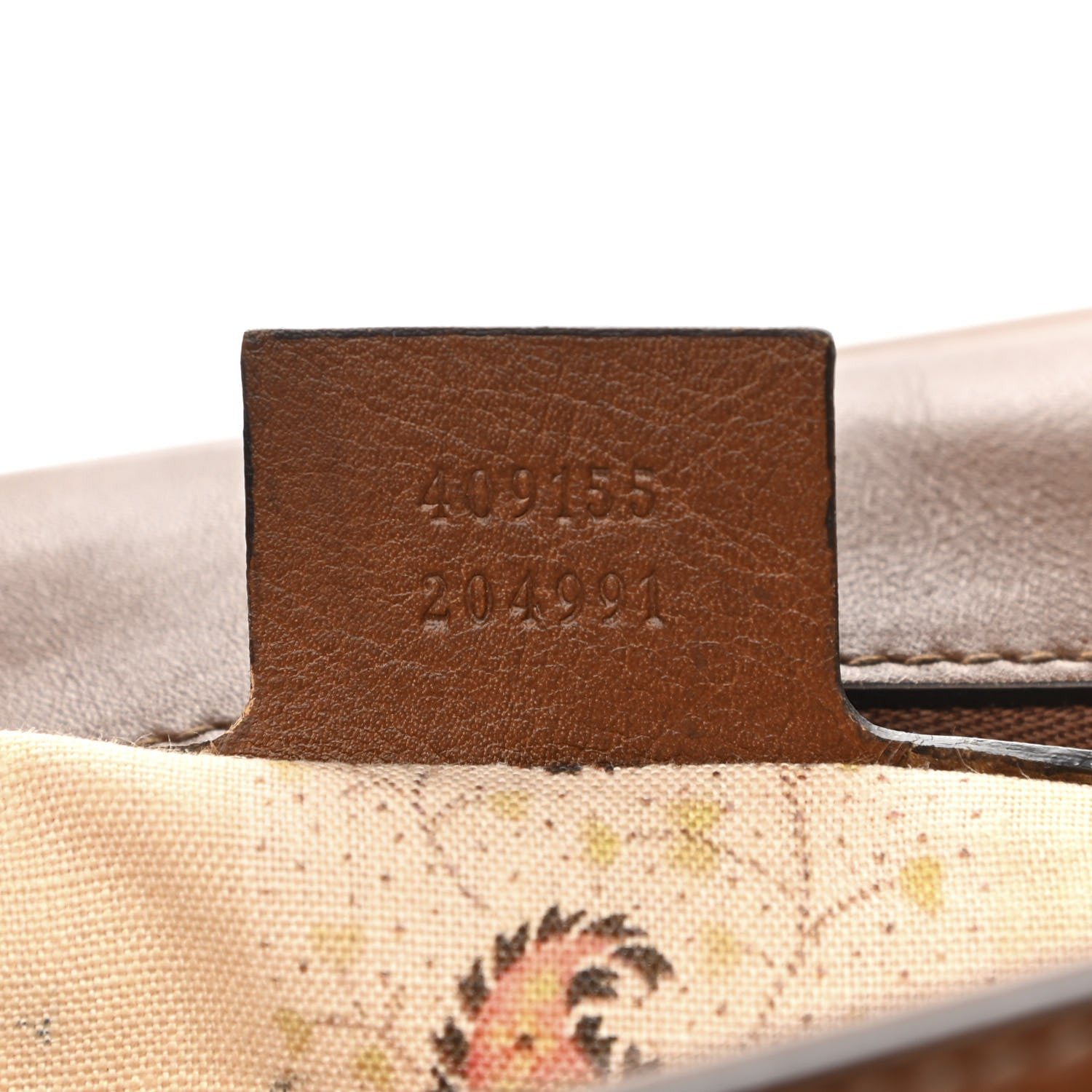Gucci Calfskin Feline Medium GG Marmont Top Handle Bag Brown 6 of 18