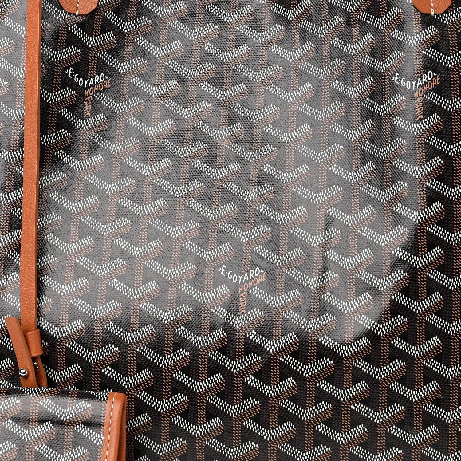 Goyard Goyardine Saint Louis GM Black Gold 9 of 11
