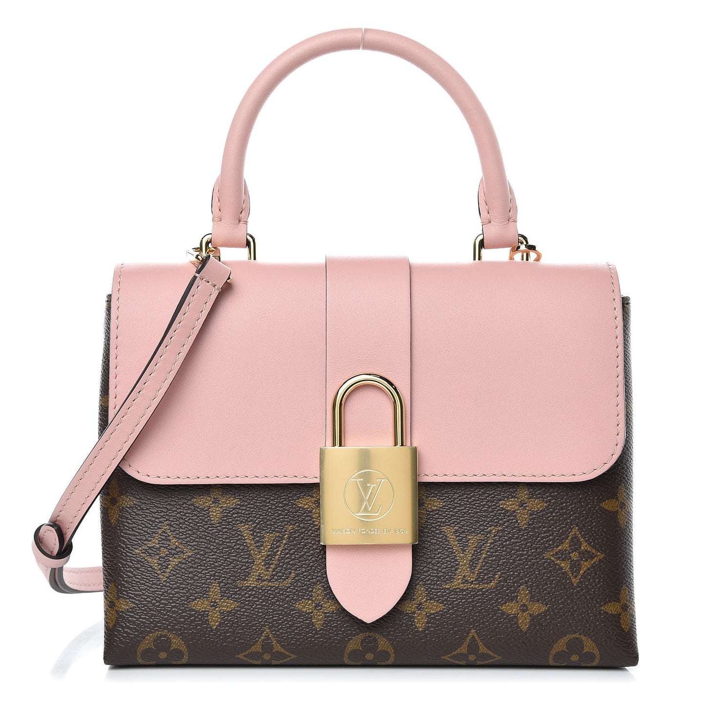 Monogram Locky BB Rose Poudre