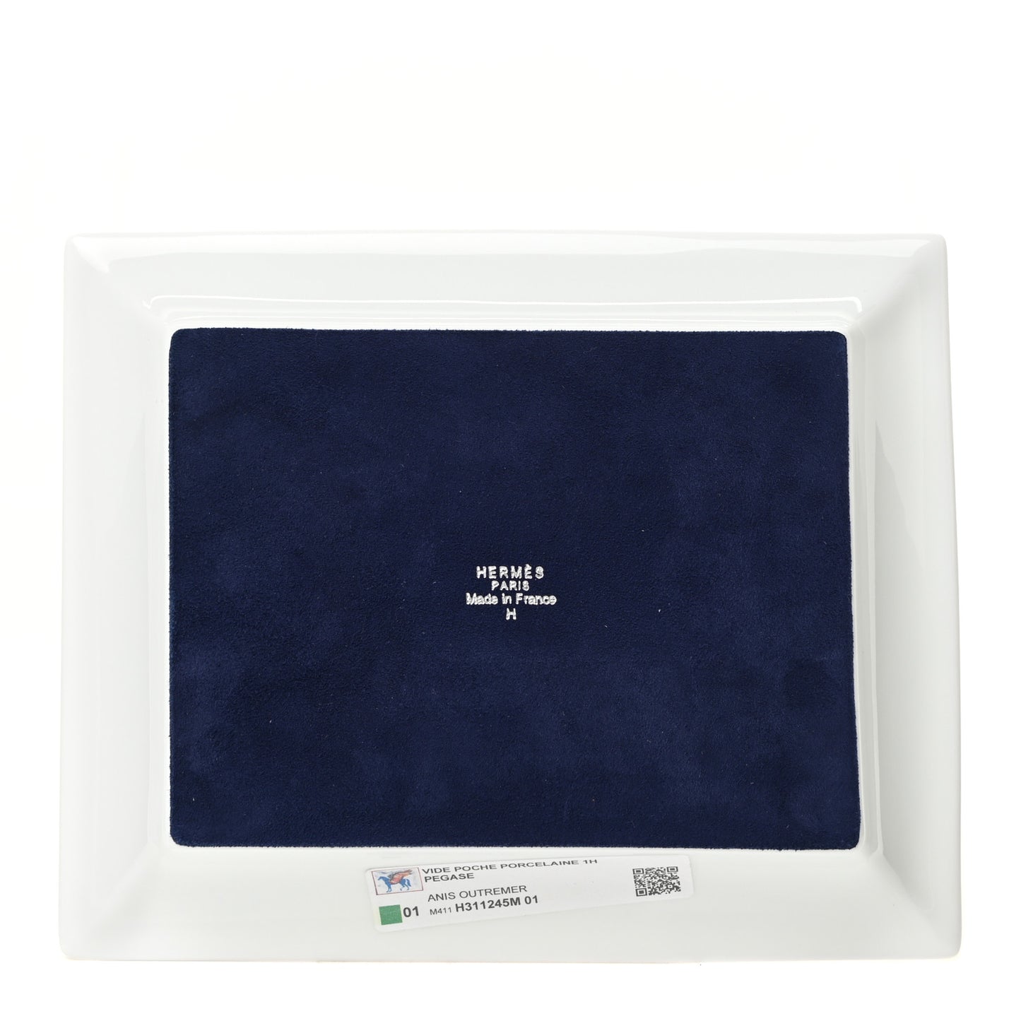 Porcelain Pegase Change Tray Anis Outremer