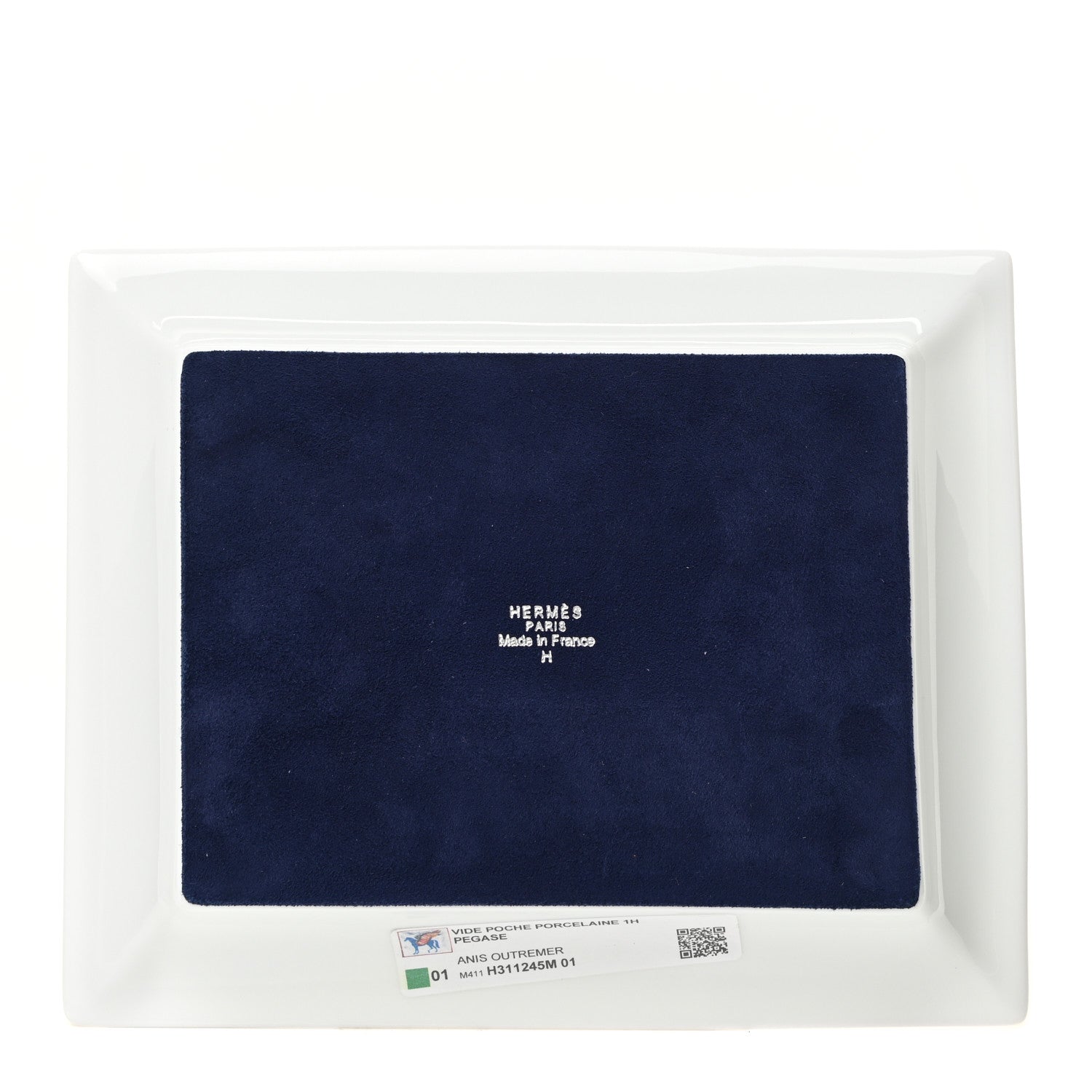 Hermes Porcelain Pegase Change Tray Anis Outremer 3 of 6