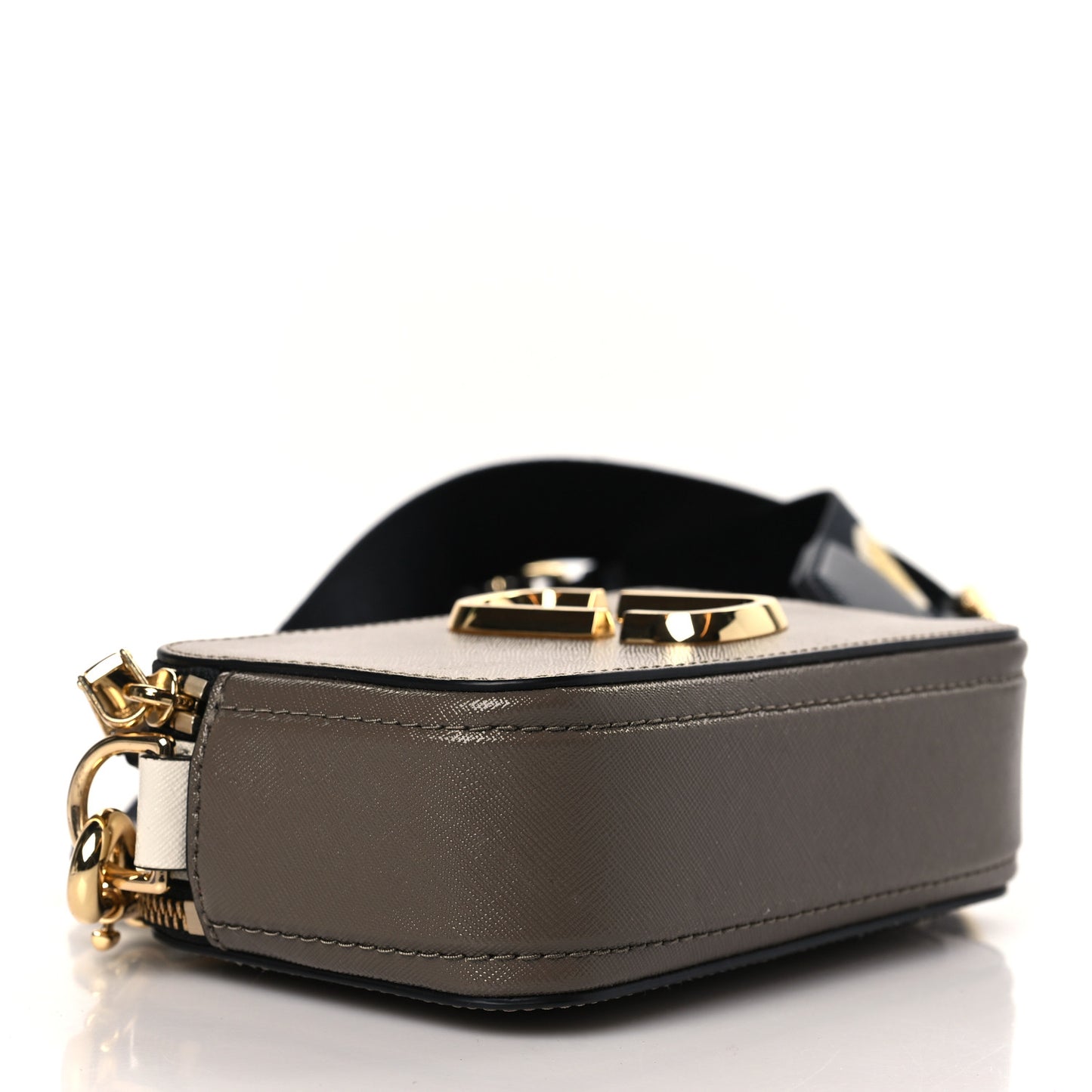 Saffiano Small Snapshot Camera Bag Sandcastle