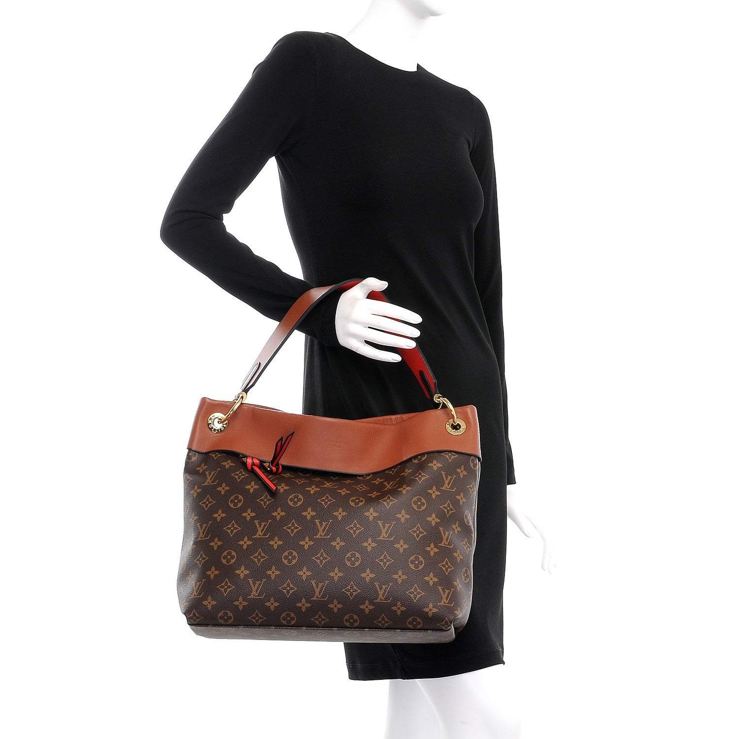 Louis Vuitton Monogram Tuileries Hobo Caramel 2 of 7
