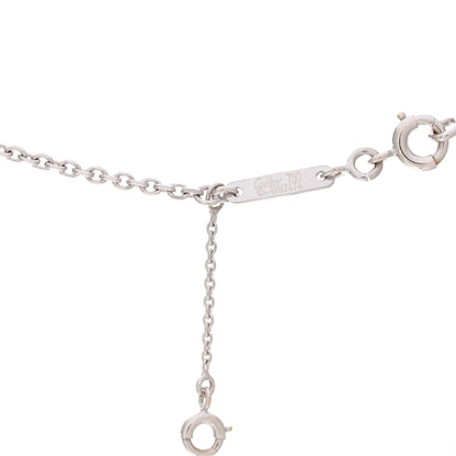 Cartier 18K White Gold Diamond Small Hearts and Symbols Pendant Necklace 4 of 5