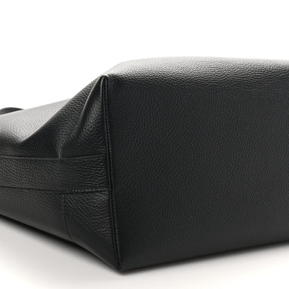 Burberry Grainy Calfskin Medium London Tote Bag Black 9 of 10