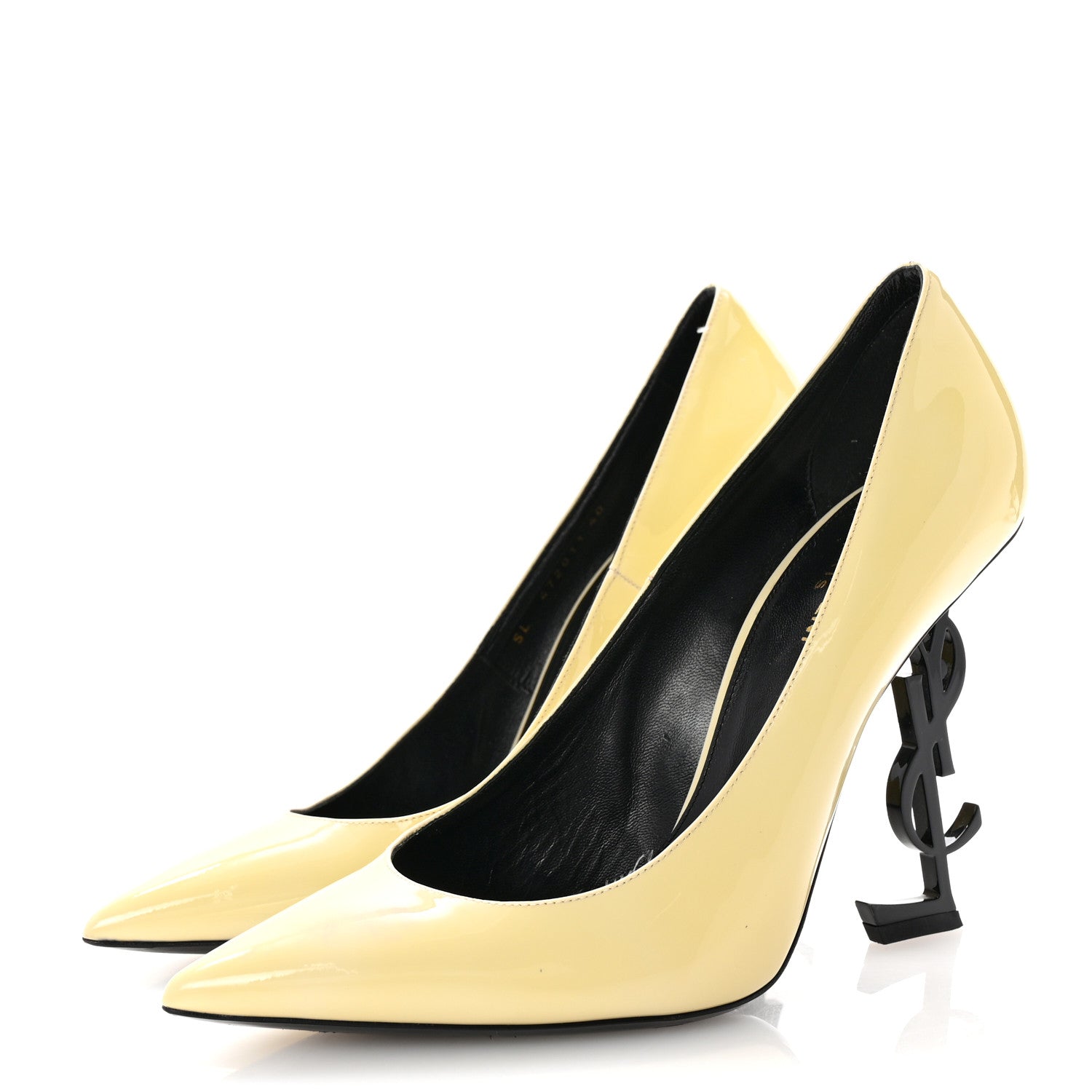 Saint Laurent Patent Opyum 110 Pumps 40 Lemon 4 of 9