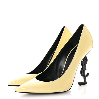 Saint Laurent Patent Opyum 110 Pumps 40 Lemon 4 of 9