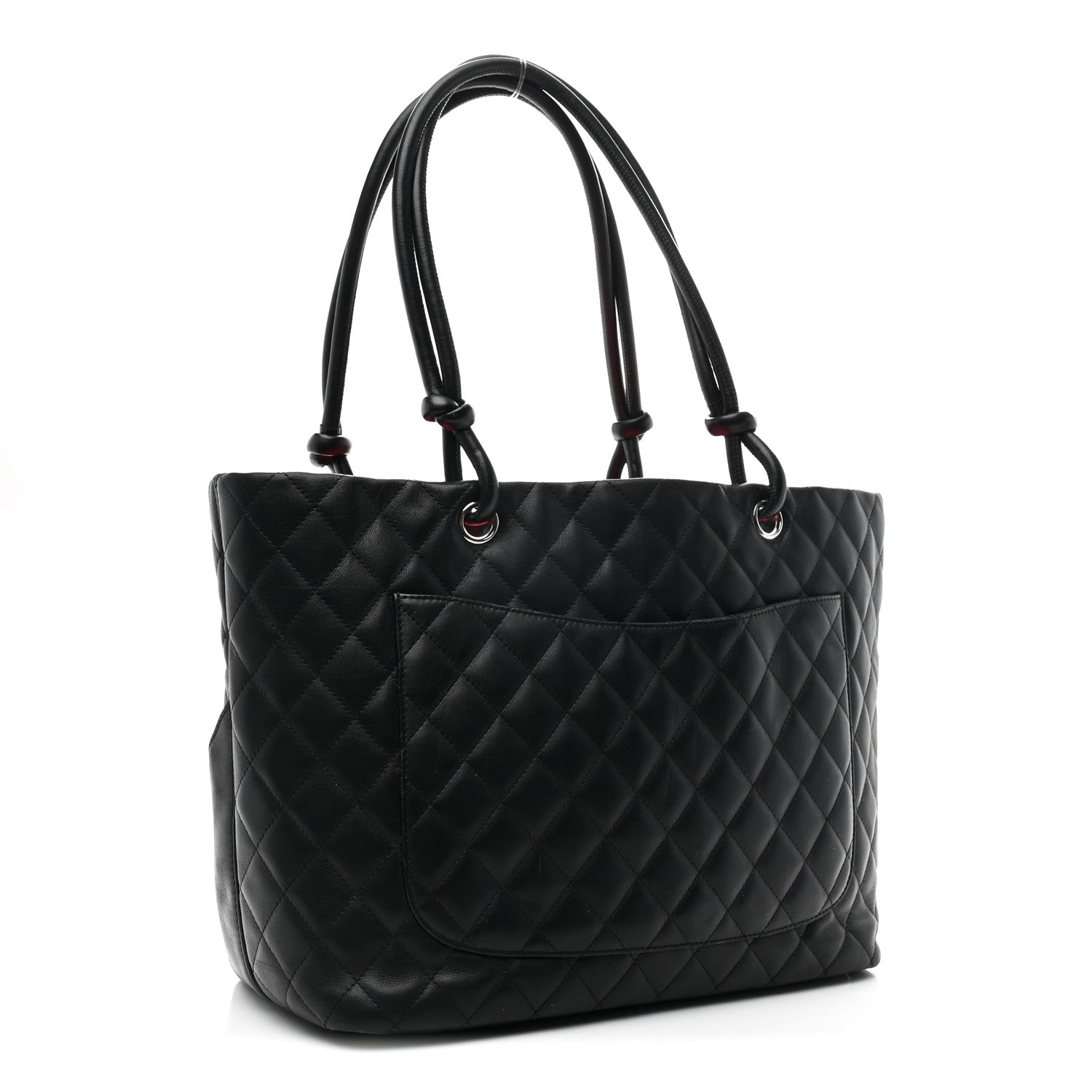 Chanel Calfskin Quilted Large Cambon Tote Black 3 of 10