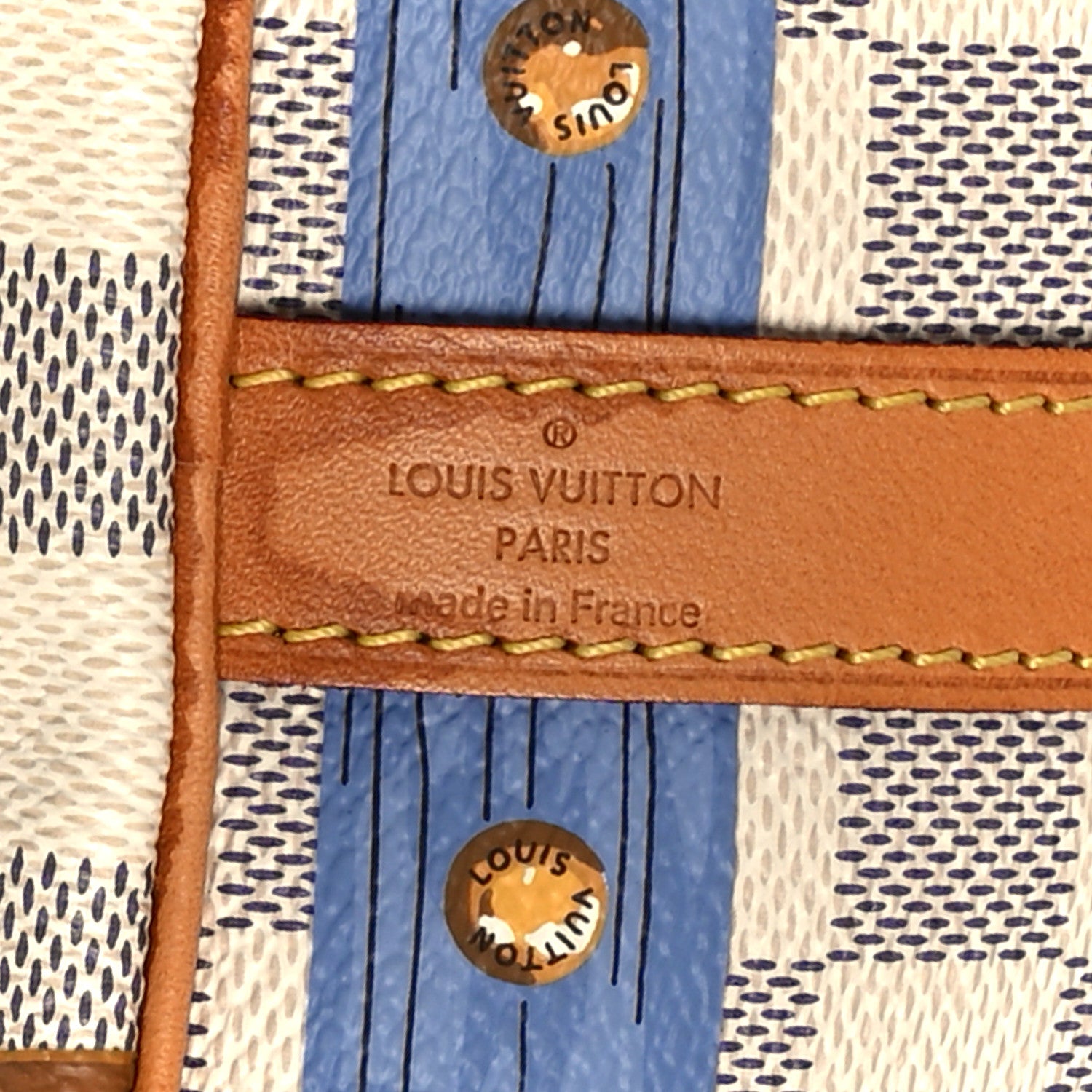 Louis Vuitton Damier Azur Summer Trunks Speedy Bandouliere 30 6 of 10