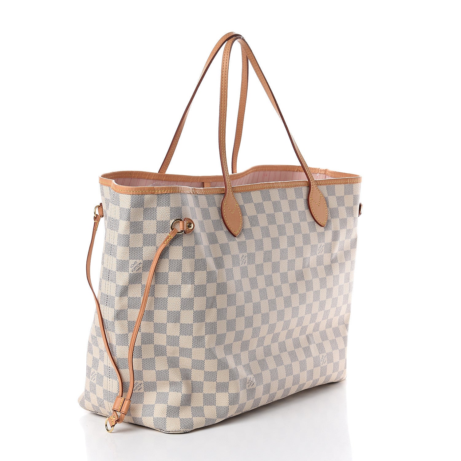 Louis Vuitton Damier Azur Neo Neverfull GM Rose Ballerine 2 of 9