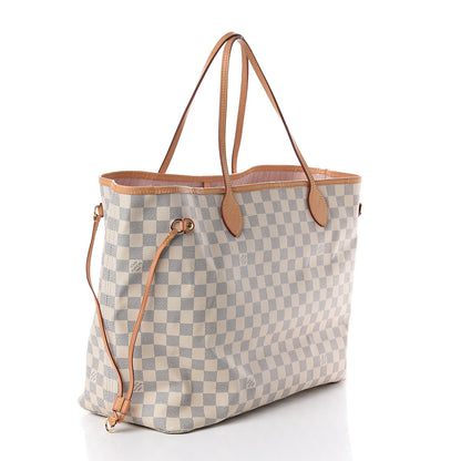 Louis Vuitton Damier Azur Neo Neverfull GM Rose Ballerine 2 of 9