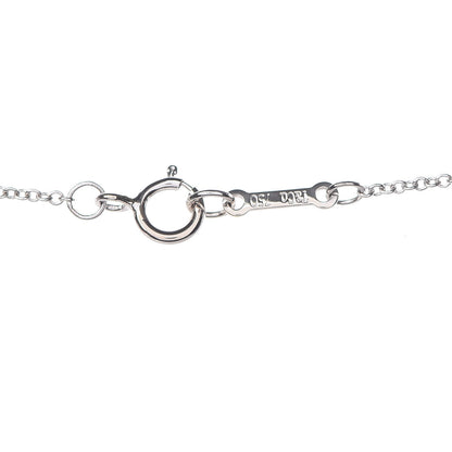 Tiffany 18K White Gold Diamond Small Paloma Picasso Loving Heart Necklace 5 of 7