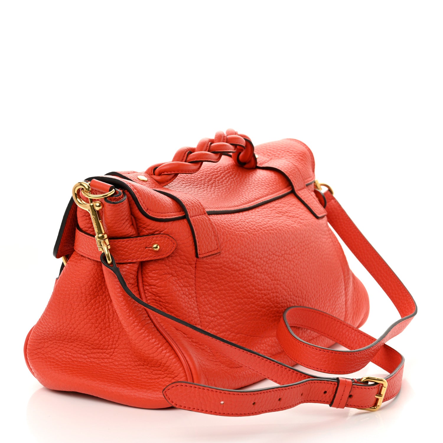 Mulberry Heavy Grain Medium Alexa Coral Orange 3 of 9