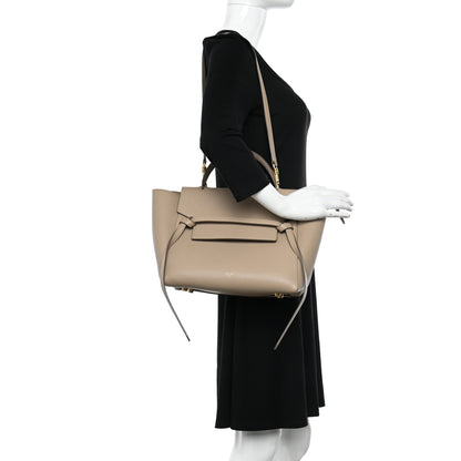 Celine Grained Calfskin Mini Belt Bag Light Taupe 2 of 12