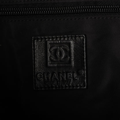 Chanel Nylon Quilted Sport Messenger White Black 6 of 7