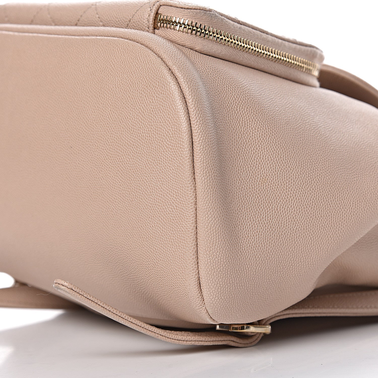 Chanel Caviar Quilted Business Affinity Backpack Beige 13 of 19