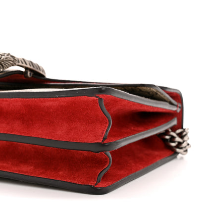 Gucci GG Supreme Monogram Small Dionysus Shoulder Bag Red 10 of 11