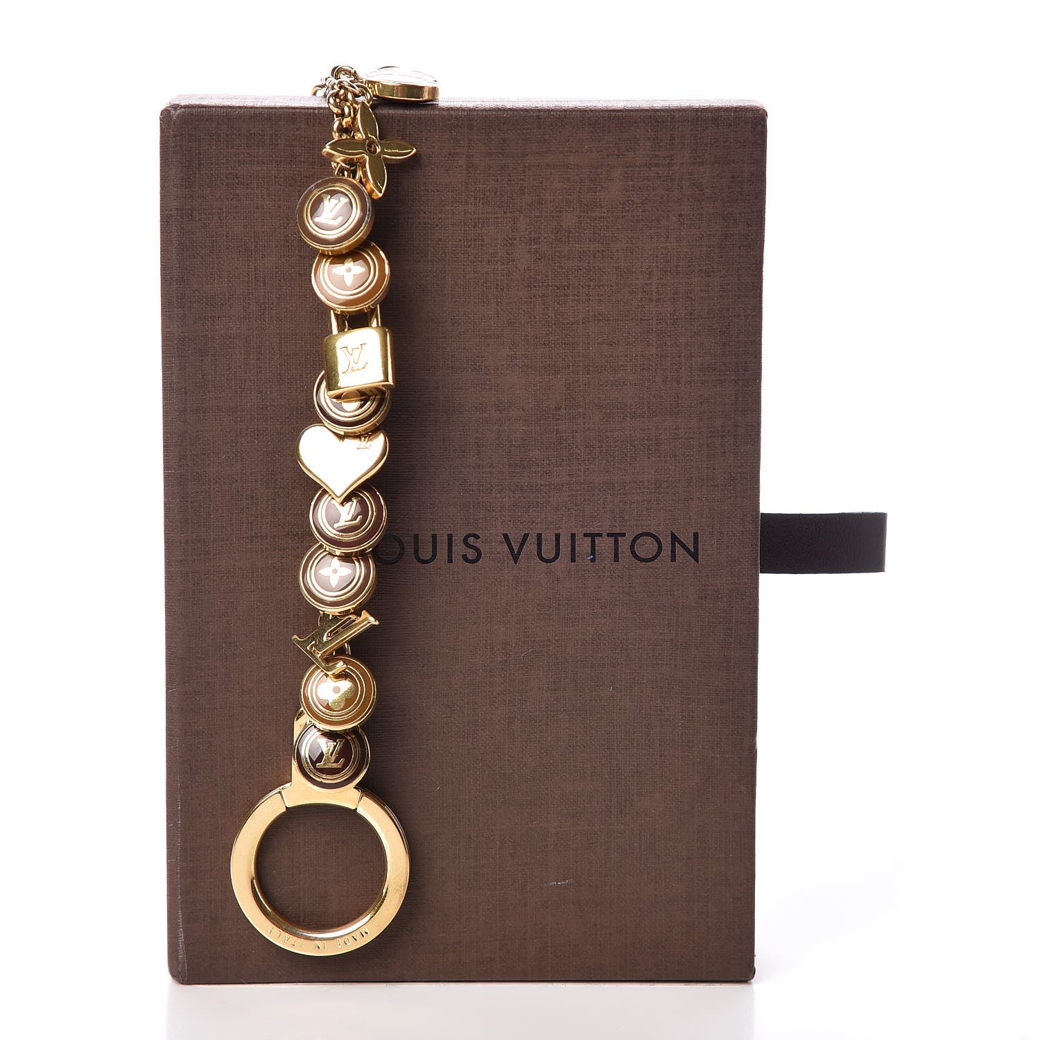Louis Vuitton Pastilles Key Chain Bag Charm Brown 3 of 3