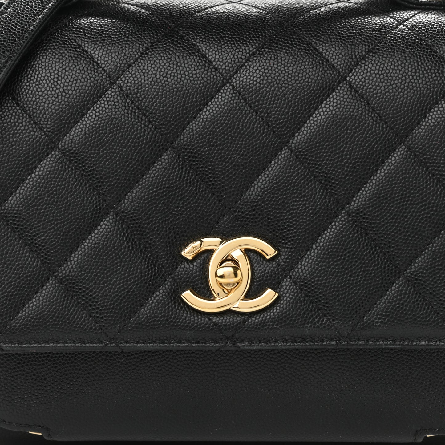 Caviar Quilted Medium Business Affinity Flap Black