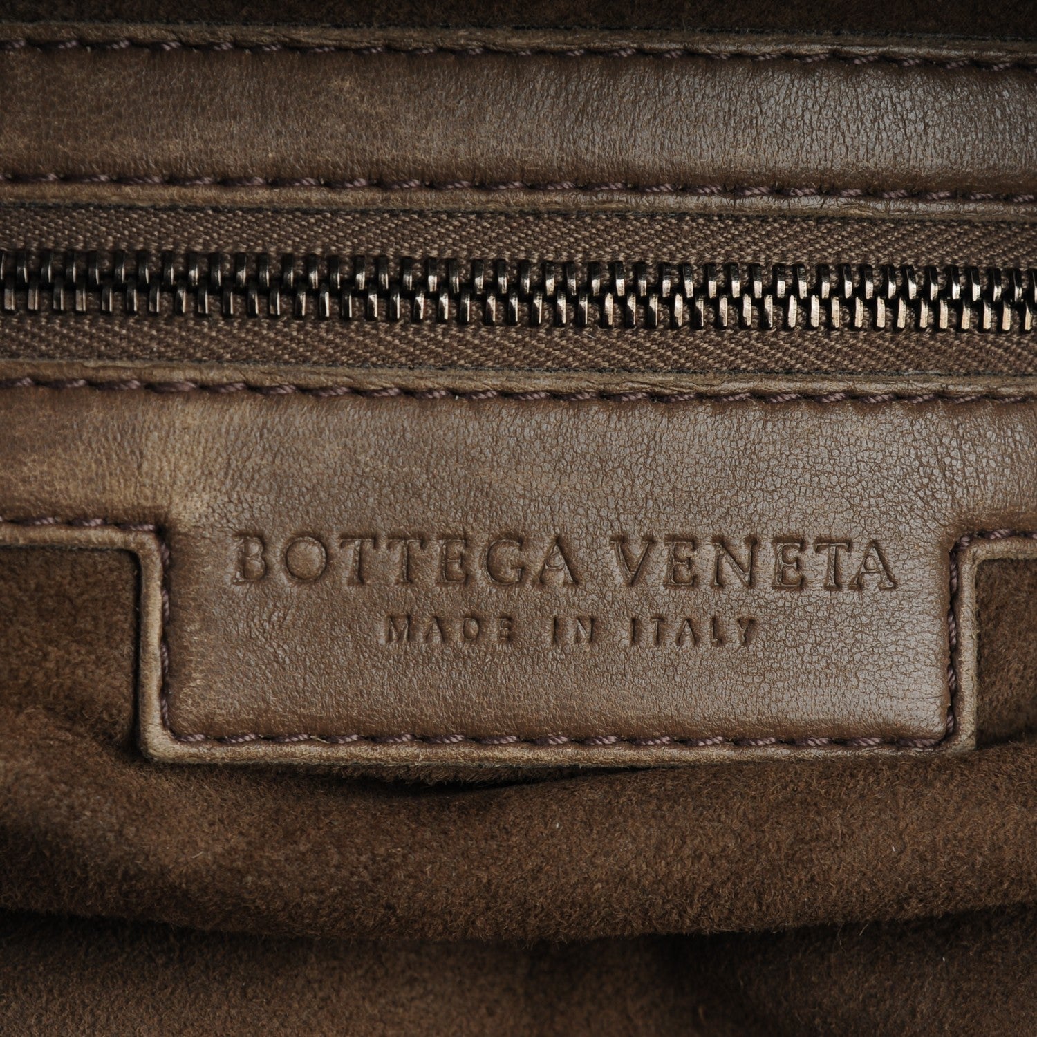 Bottega Veneta Nappa Intrecciato Alligator Large Shoulder Bag Brown 6 of 9
