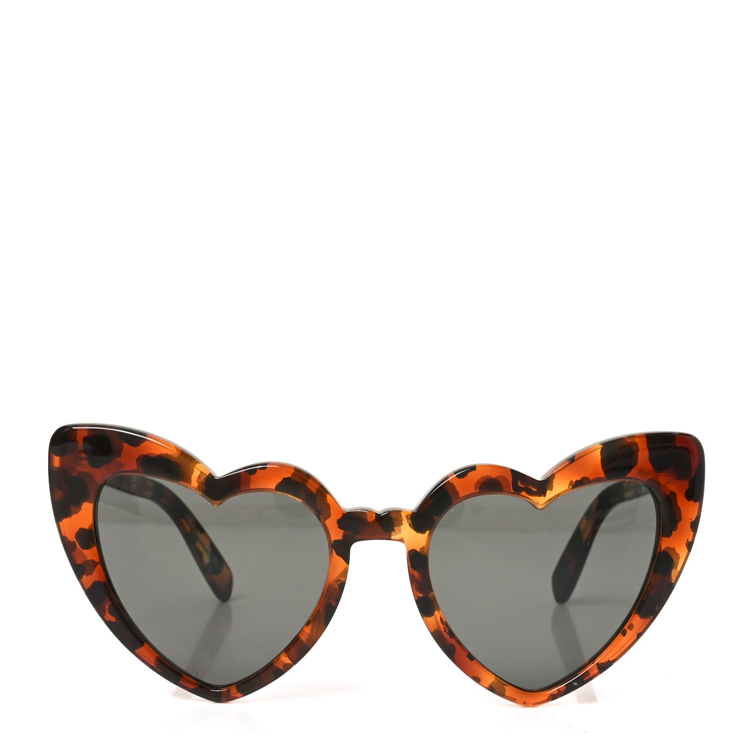Saint Laurent Acetate Heart Frame Loulou SL181 Sunglasses Tortoise 2 of 8