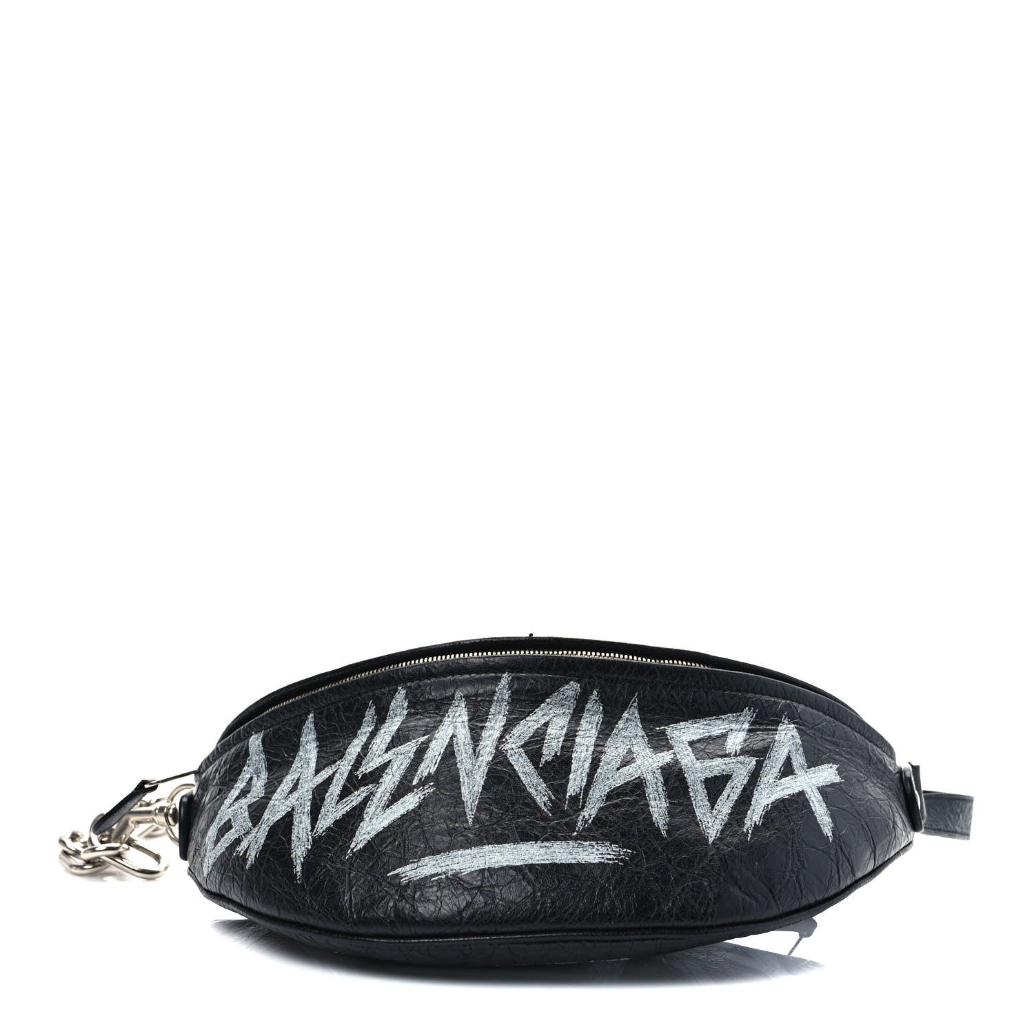 Balenciaga Agneau Arena Graffiti All Over XS Souvenir Belt Bag Black White 1 of 8