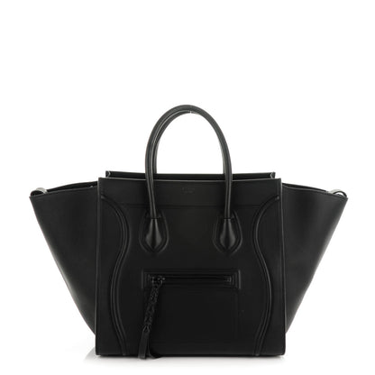 Celine Smooth Calfskin Medium Phantom Luggage Black 1 of 7