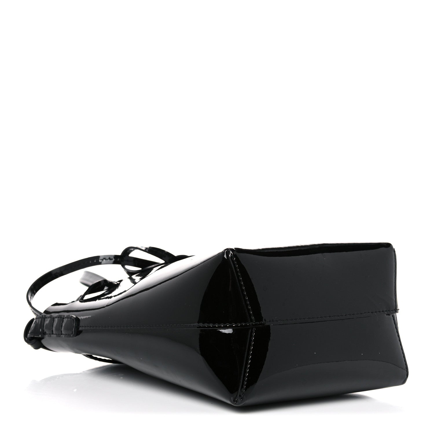 Mansur Gavriel Patent Calfskin Mini Mini Bucket Bag Black 4 of 14