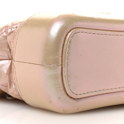 Chanel Iridescent Aged Calfskin Quilted Small Gabrielle Hobo Light Pink 9 of 13