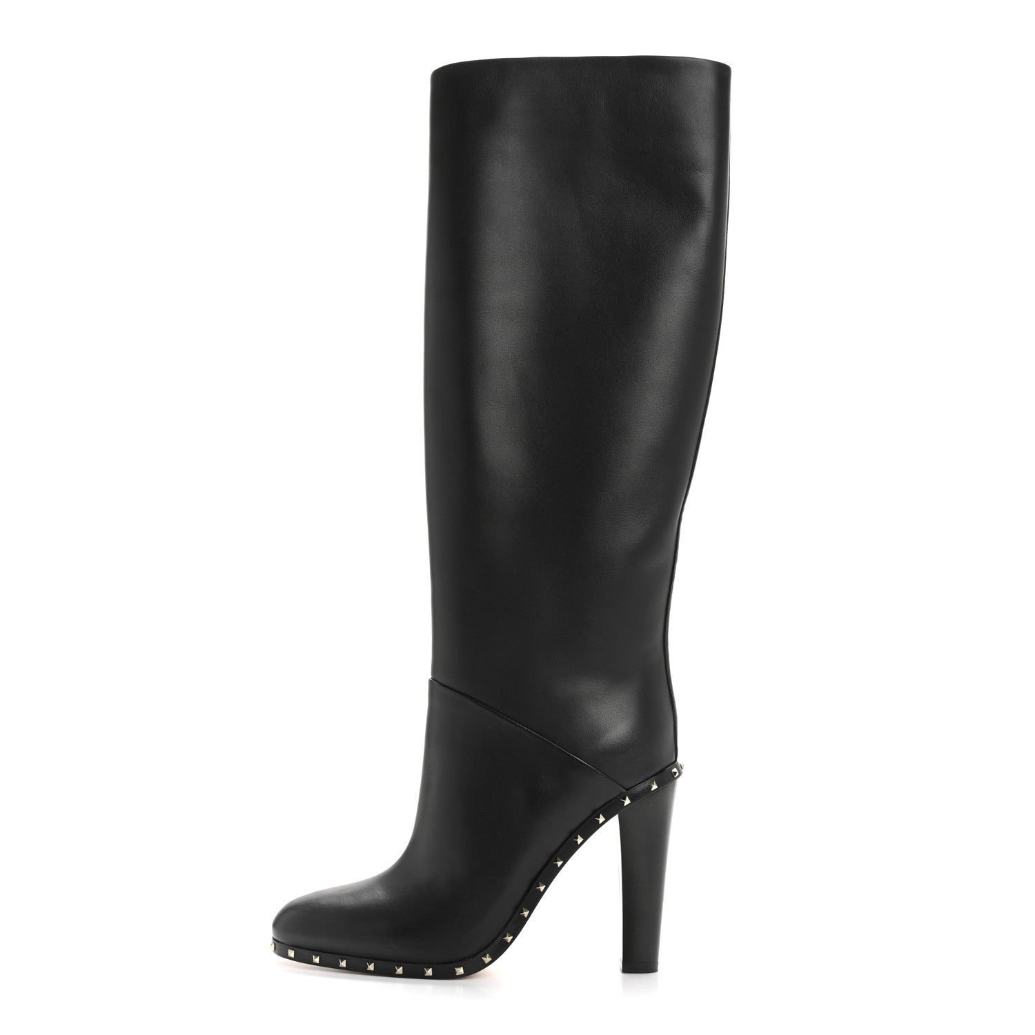Valentino Garavani Nappa Soul Rockstud Boots 37 Black 1 of 9
