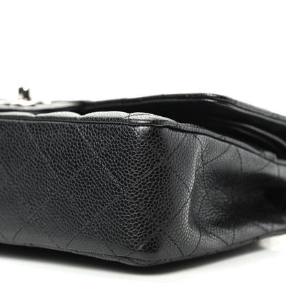 Chanel Caviar Quilted Medium Double Flap Black 7 of 11