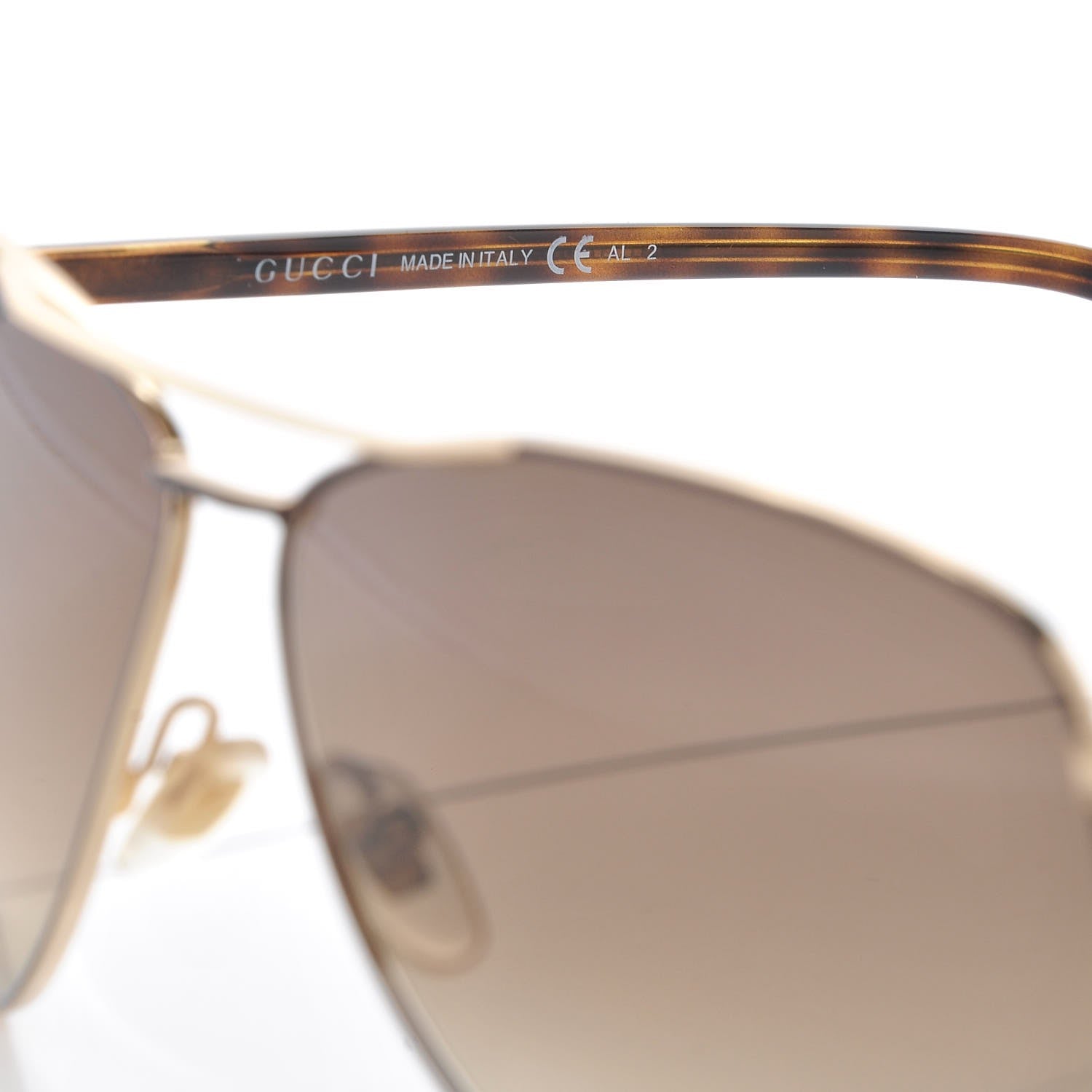 Gucci Aviator Sunglasses 4209/S Gold 7 of 8
