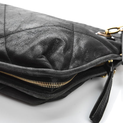 Lanvin Lambskin Quilted Medium Amalia Shoulder Bag Black 10 of 10