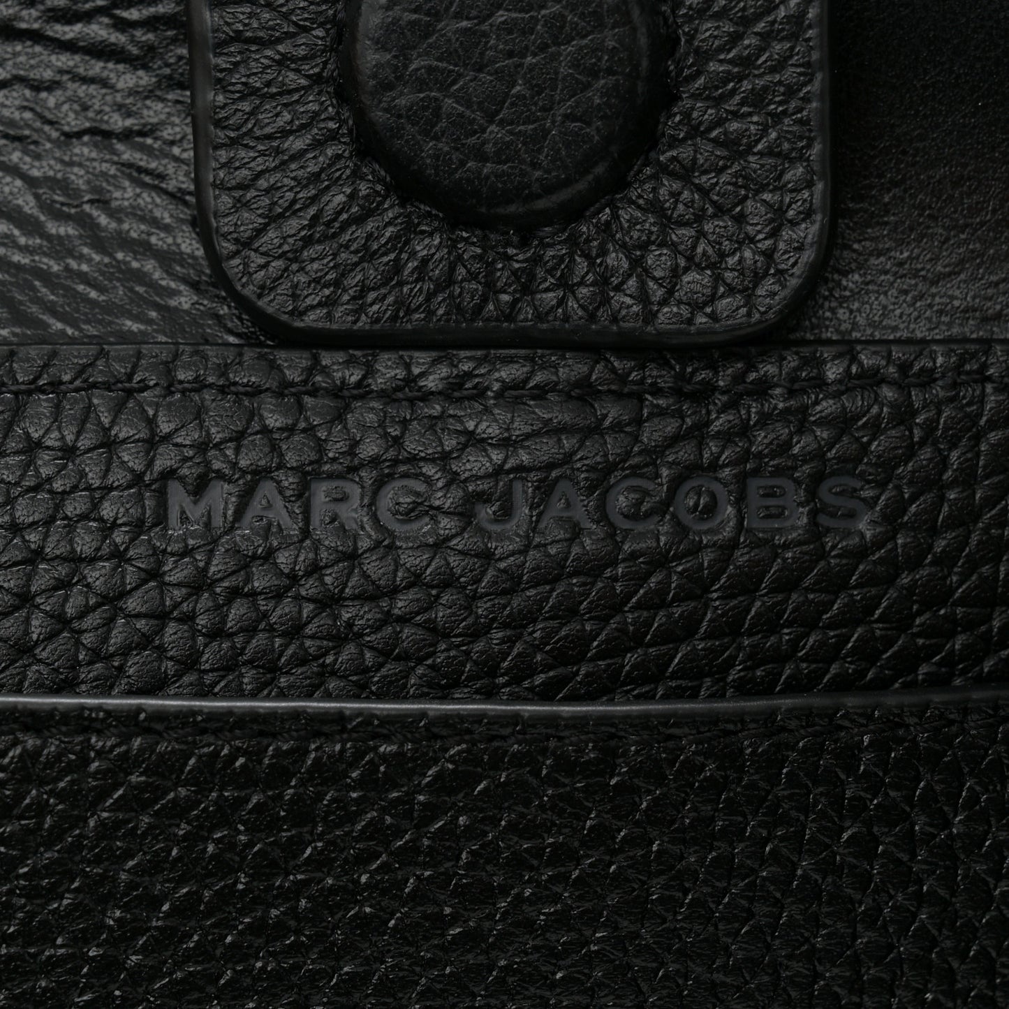 Grained Calfskin Medium The Sack Bag Black